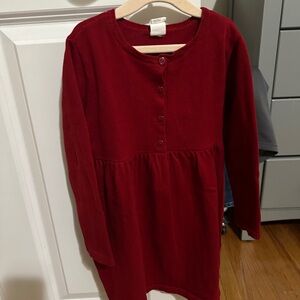 H&M KIDS RED KNIT DRESS 3T
